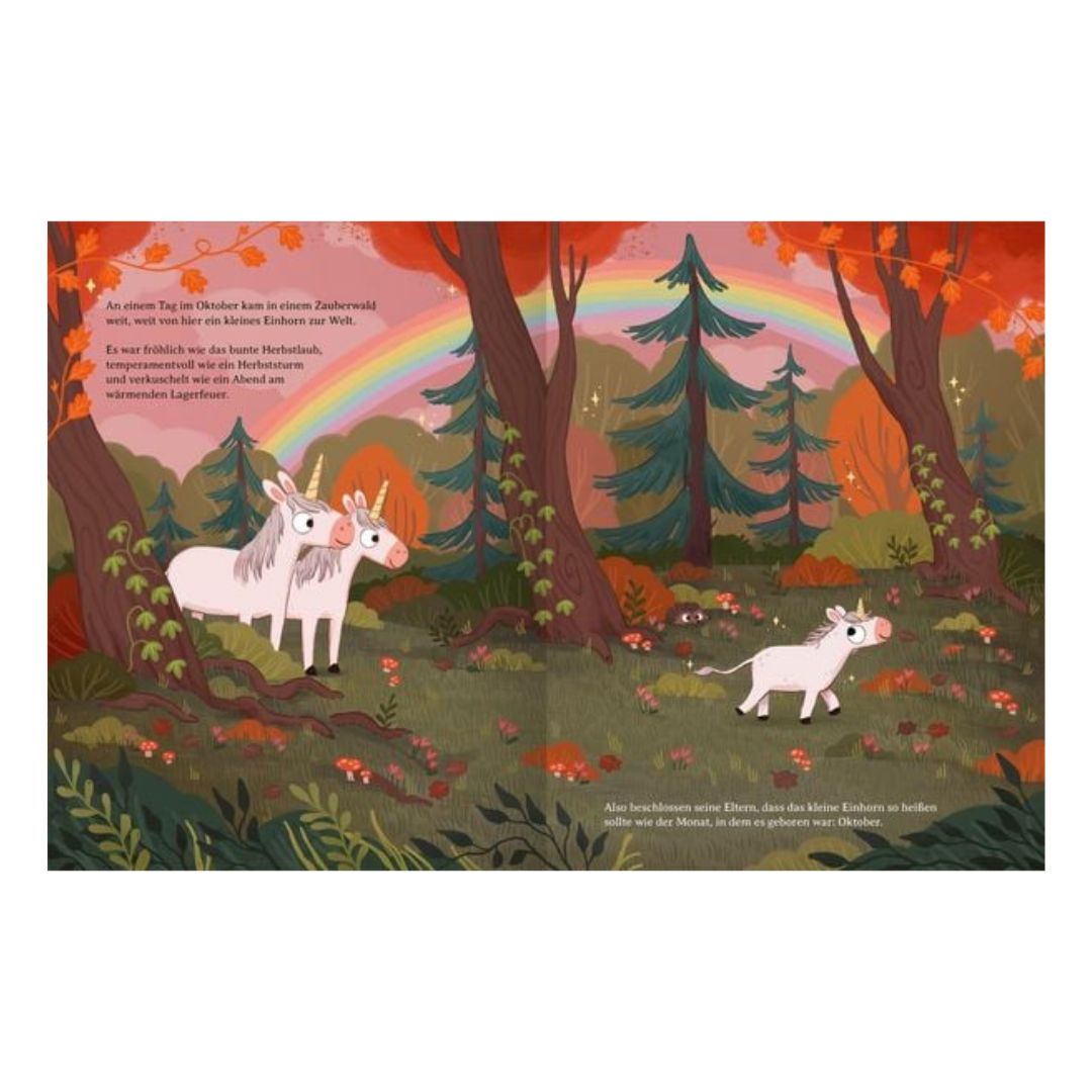 Kinderbuch 'Ein Einhorn namens Oktober'