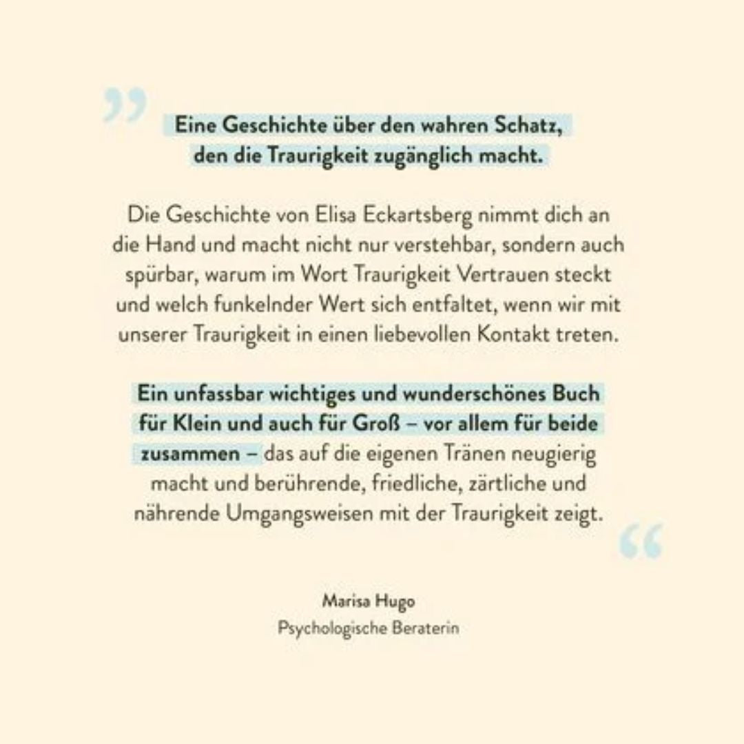 Kinderbuch 'Vertrau mir, flüstert die Traurigkeit'