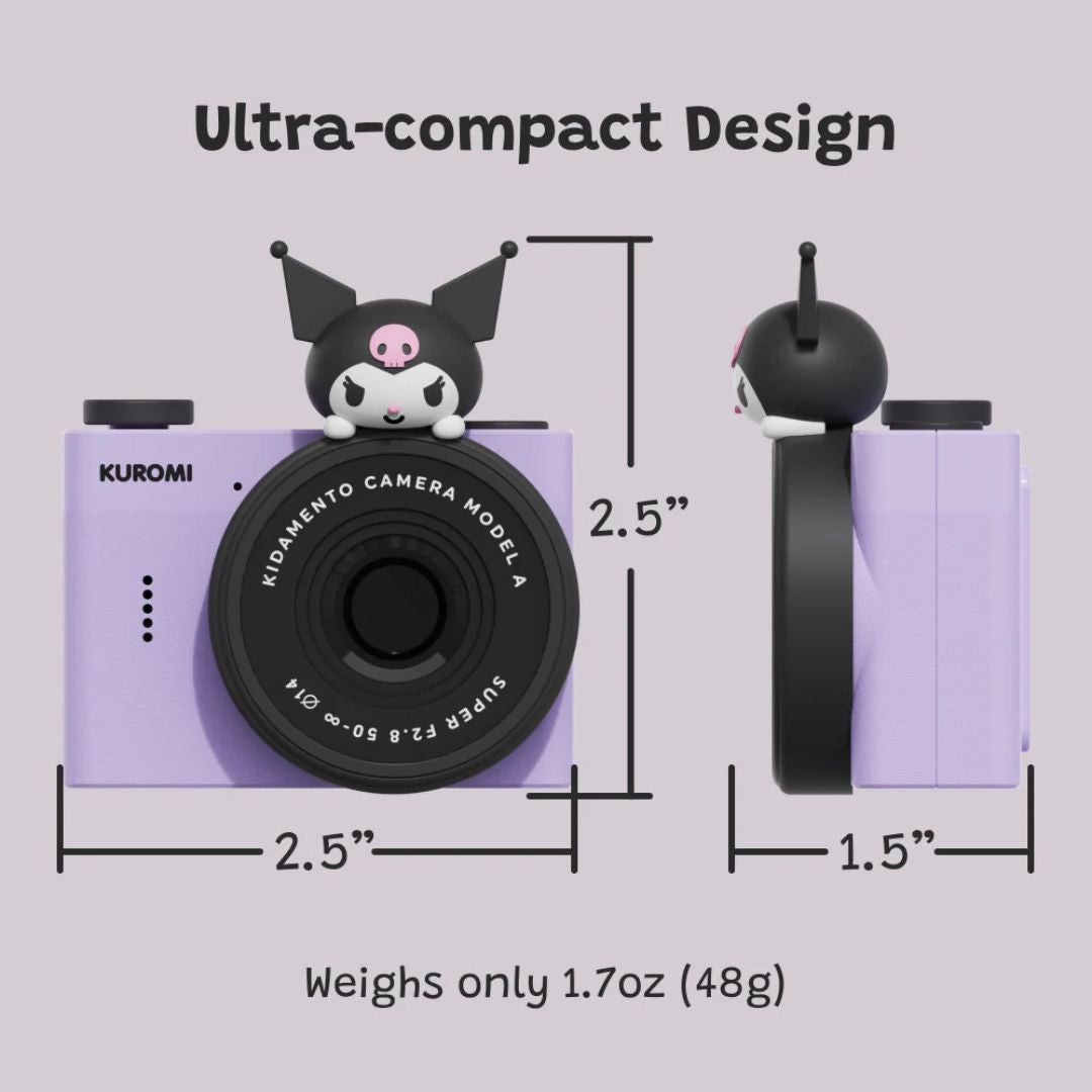Digitalkamera 'Mini Kuromi Modell A' schwarz