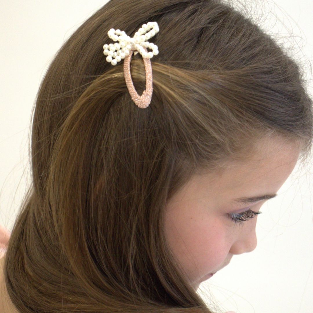 Kinder Haarspangen 'Milena' rosa
