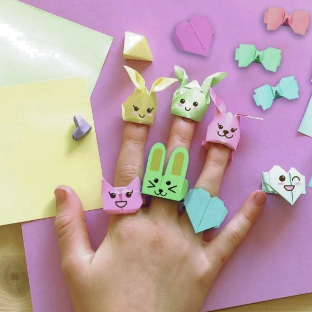 Kinder Kreativset 'Origami Kawaii Schmuck – Tiere'