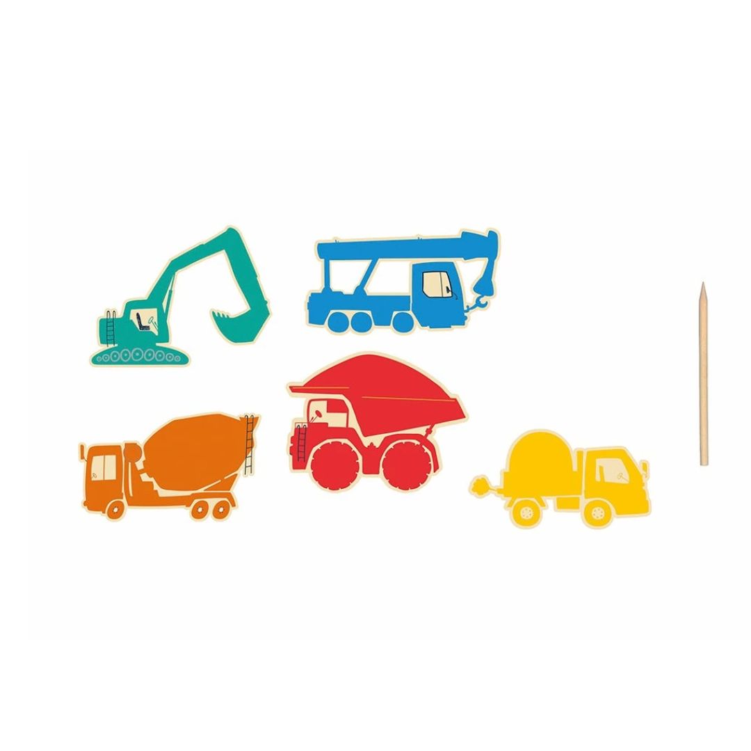 Kinder Kreativset 'Scratch Art Kratzkunst - Verkehrsmittel'