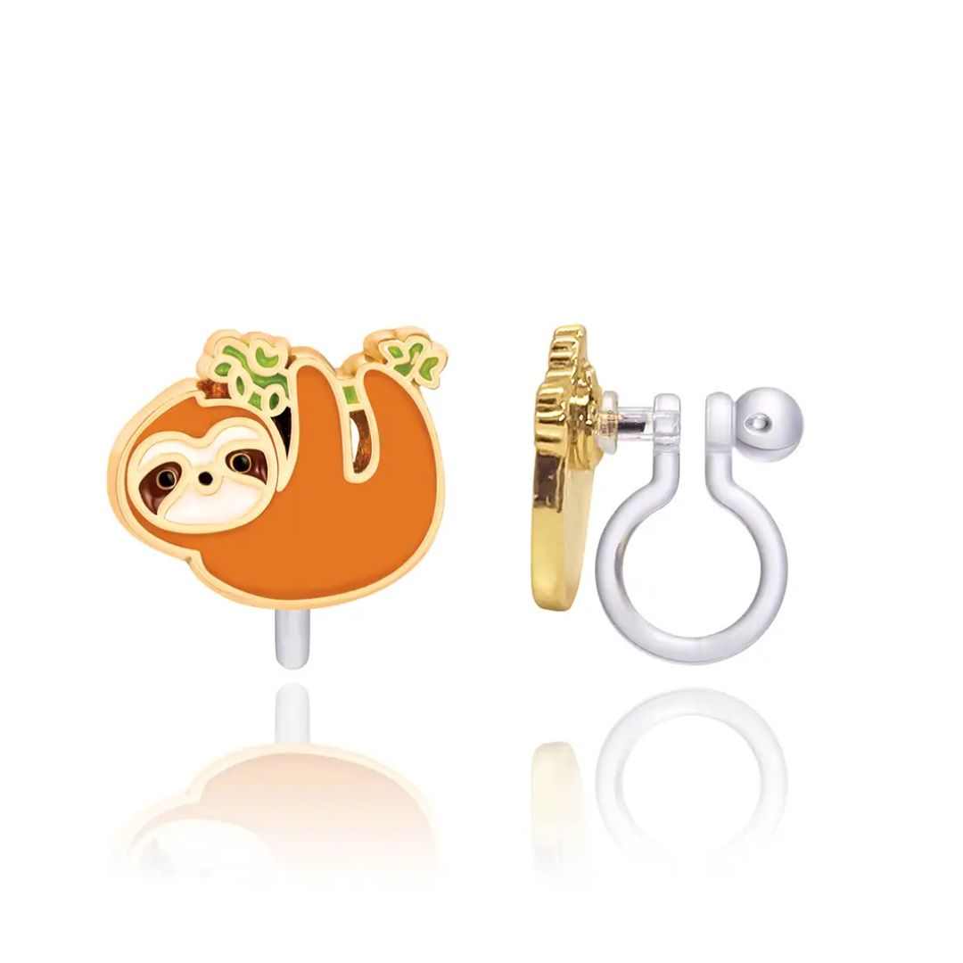 Cutie Ohrclips 'Verspieltes Faultier' Clip On