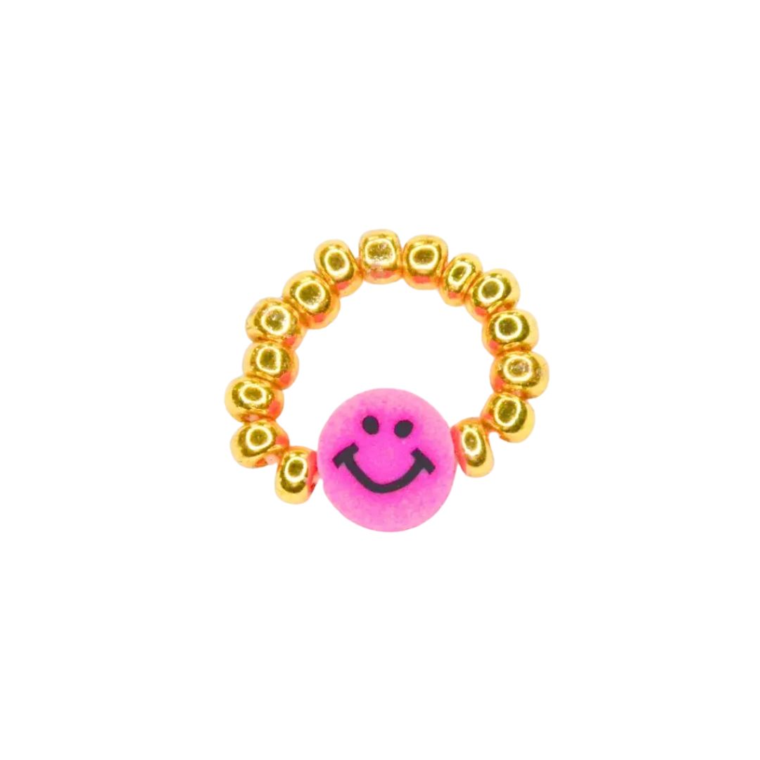 Ring 'Pink Smiley'