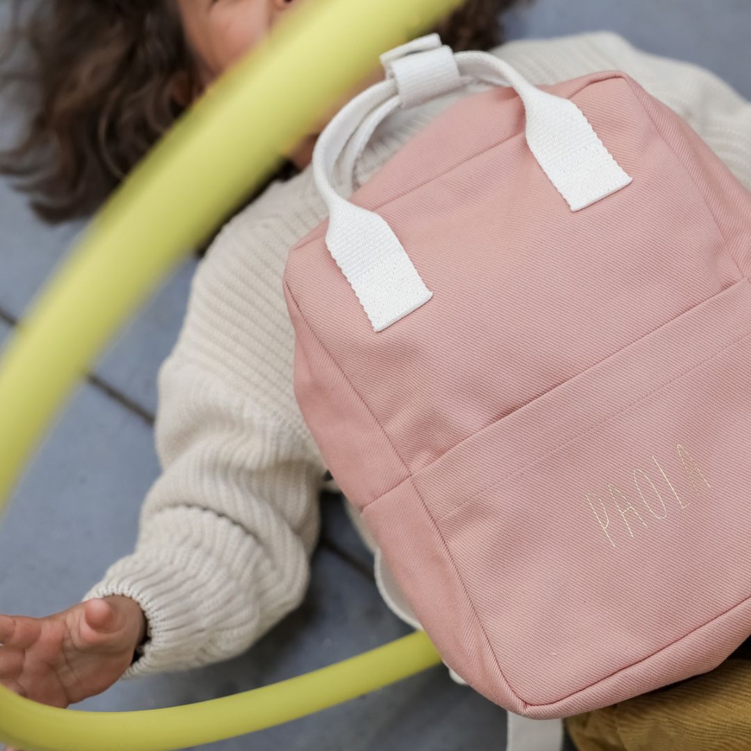 Kinderrucksack 3-7 Jahre 7 Liter personalisierbar rosa