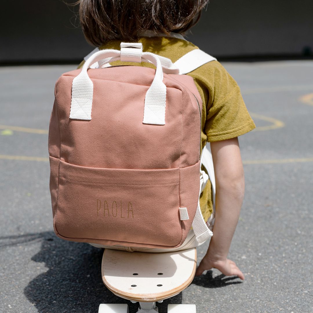 Kinderrucksack 3-7 Jahre 7 Liter personalisierbar rosa