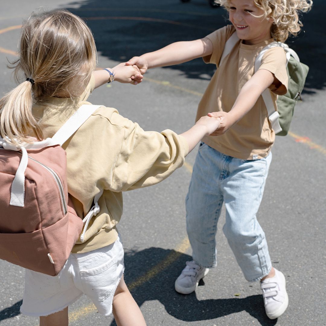 Kinderrucksack 3-7 Jahre 7 Liter personalisierbar rosa
