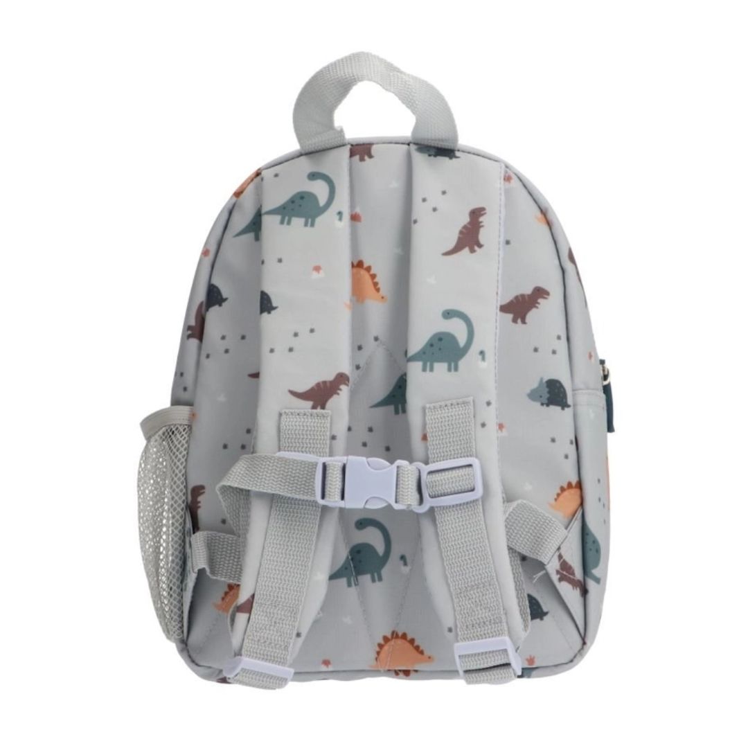 Kinderrucksack 'Dinos Welt' grau