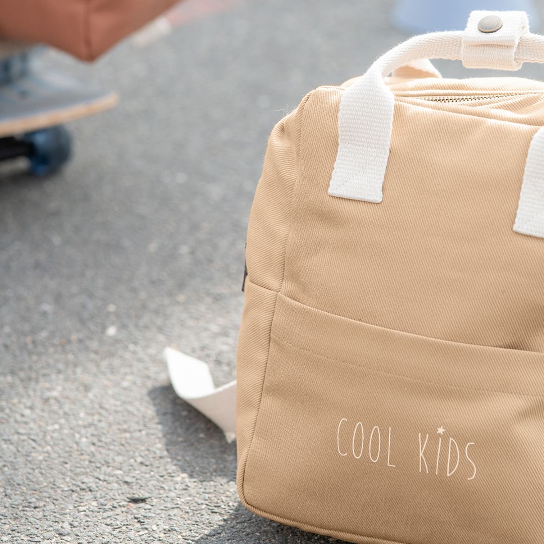 Kinderrucksack 3-7 Jahre 7 Liter personalisierbar beige