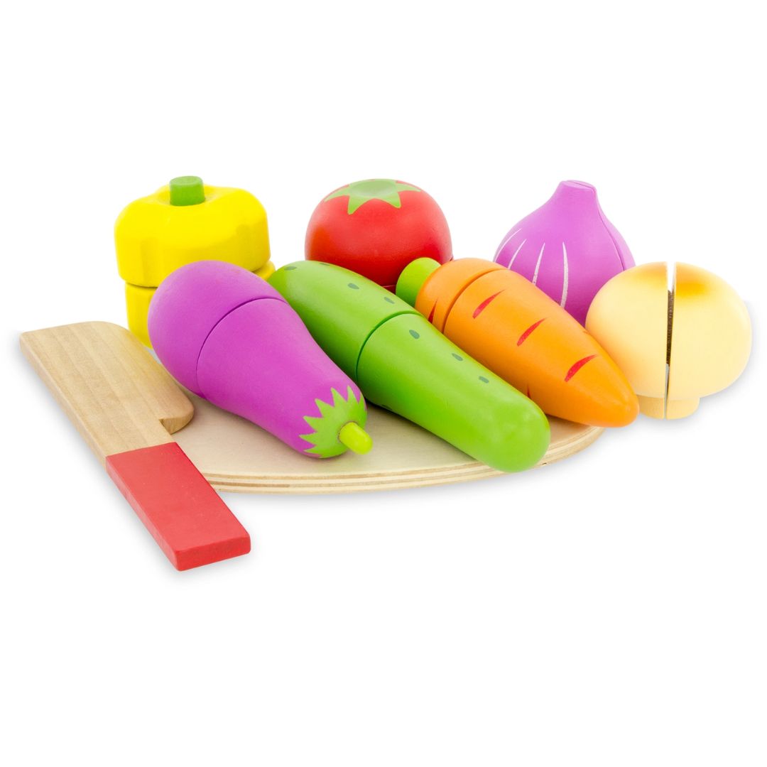 Kinderspiel aus Holz 'ZUM SCHNEIDEN: DAS GEMÜSE'