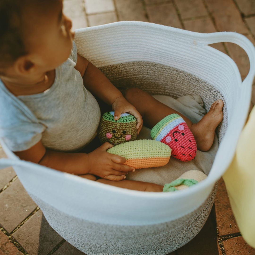 Babyspielzeugfreundliche Wassermelonen-Rassel