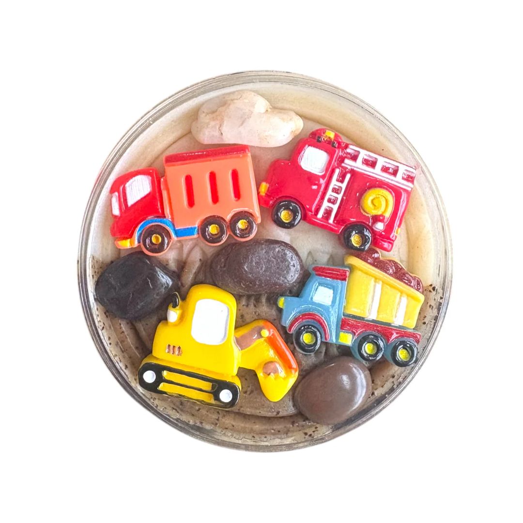 Intelligente Knete mit Topping 'Baustelle'