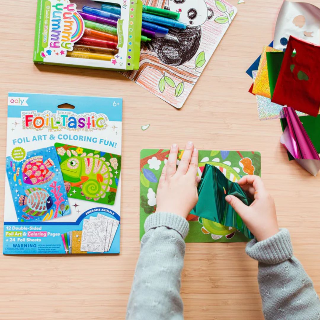 Kreativset 'Foil-tastic Foil Art & Coloring Set - Meow Moments'