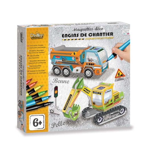 Kreativset Modelle „Baumaschinen“