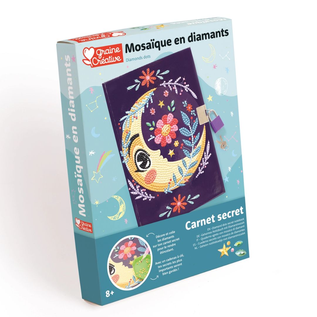 Geheime Notizbuchbox mit Diamanten DIY