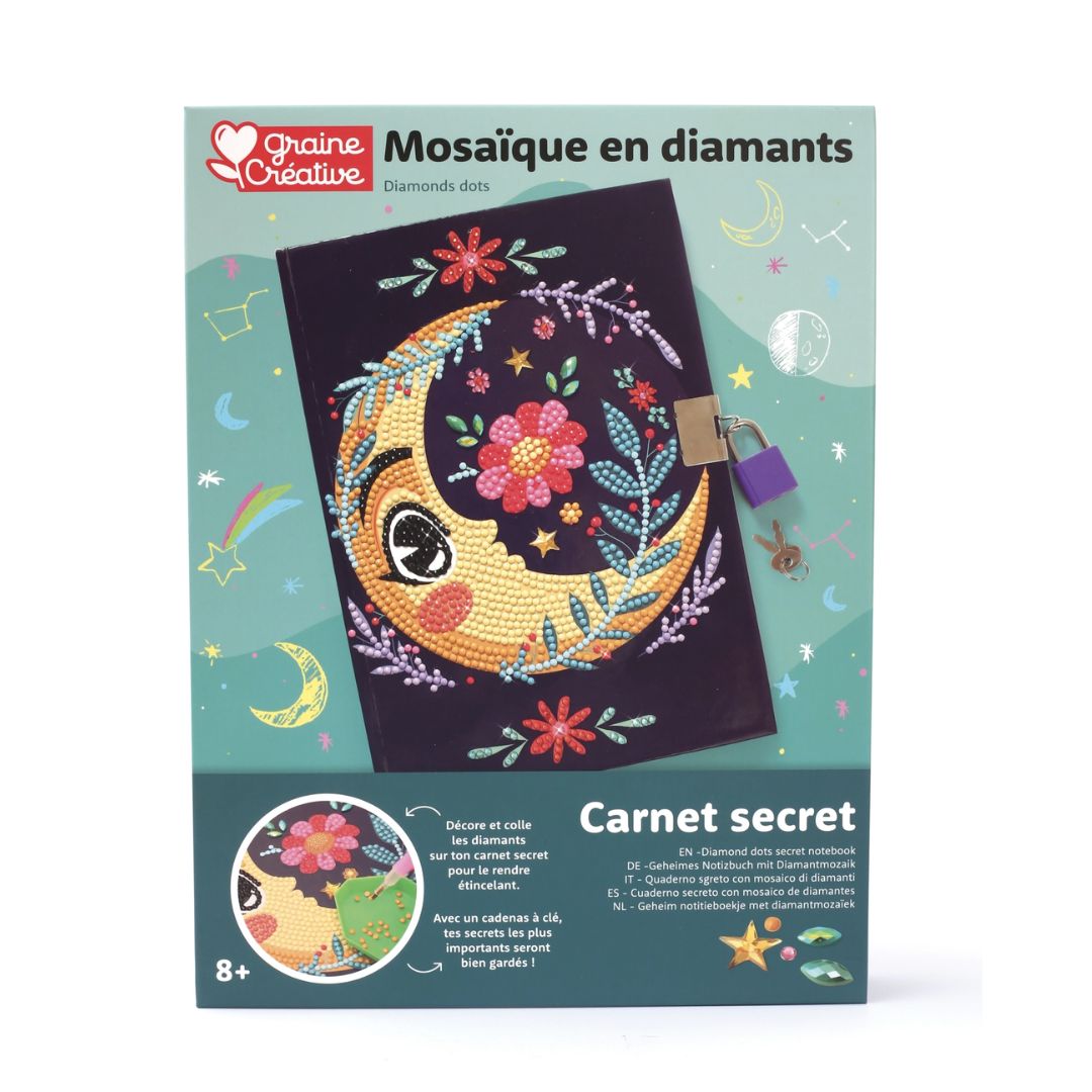 Geheime Notizbuchbox mit Diamanten DIY