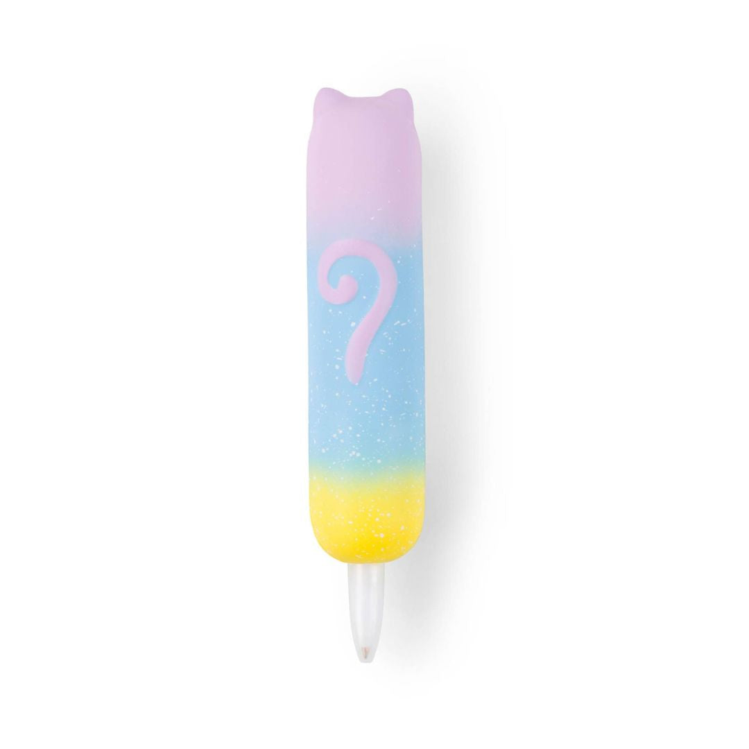 Squishy Stift mit regenbogenfarbenem Katzen-Motiv