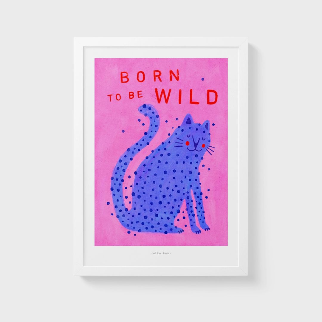 Kunstdruck A4 'Born to be wild'