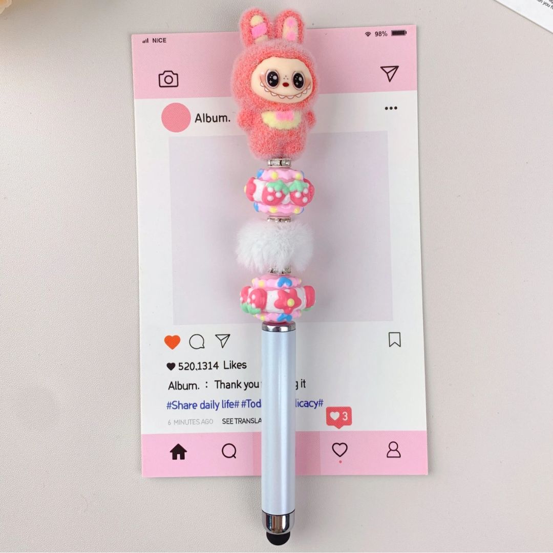 Labubu 2-in-1 Stylus & Kugelschreiber rot