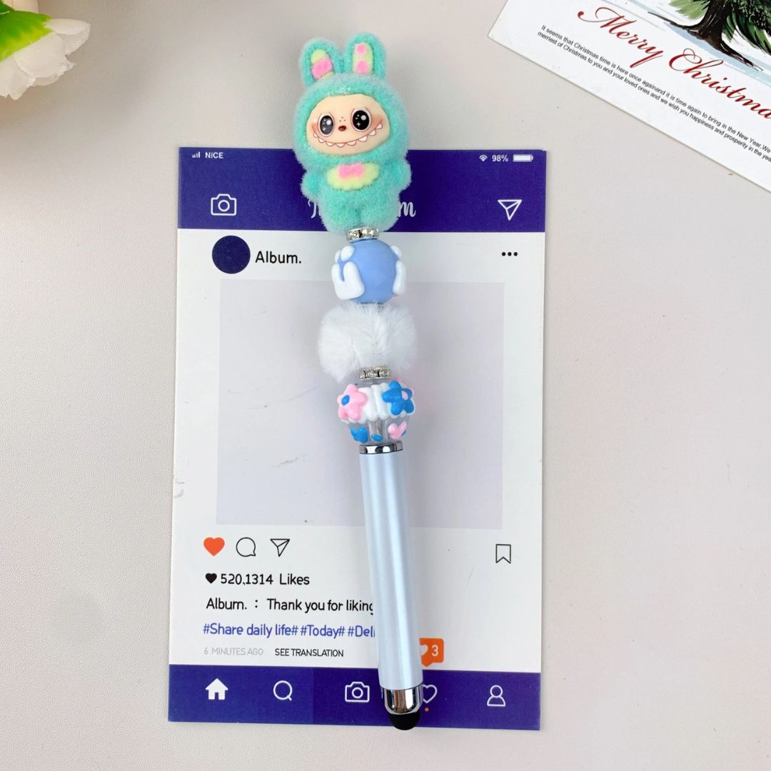 Labubu 2-in-1 Stylus & Kugelschreiber türkis