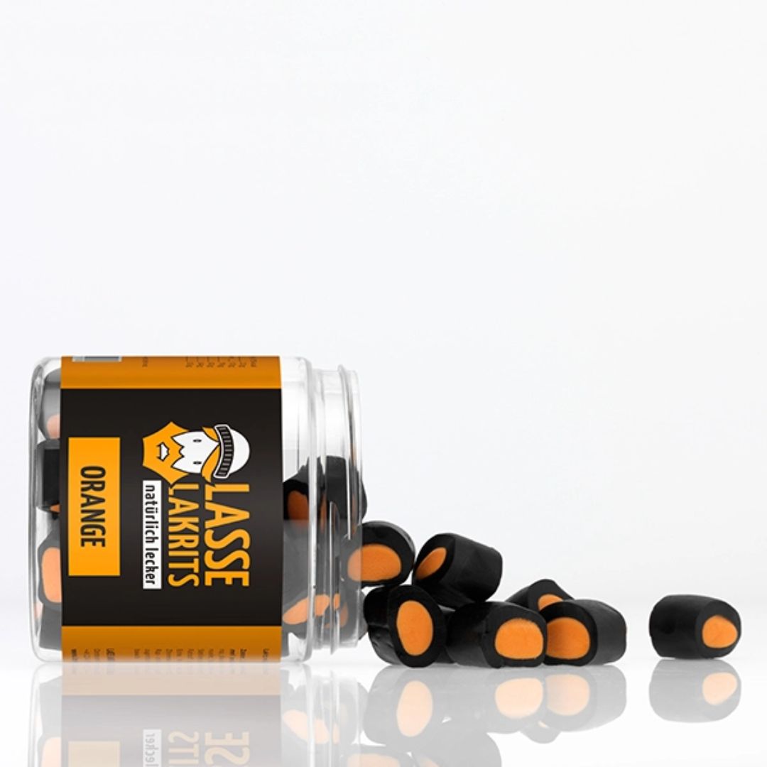 Orange Lakritz – LASSE LAKRITS aus Finnland | Lakritz für echte Lakritzliebhaber