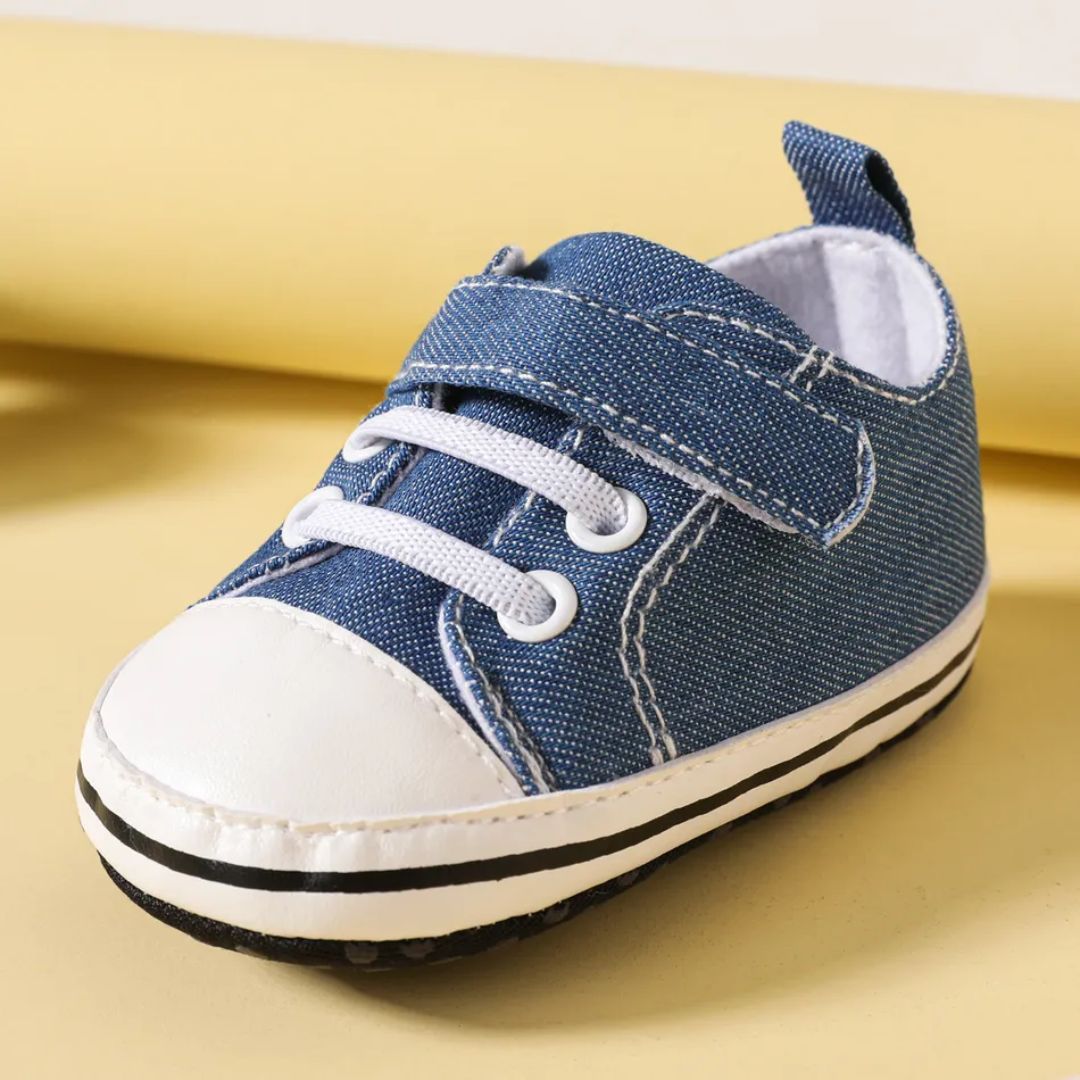 Baby / Kleinkind Canvas Prewalker Schuhe blau