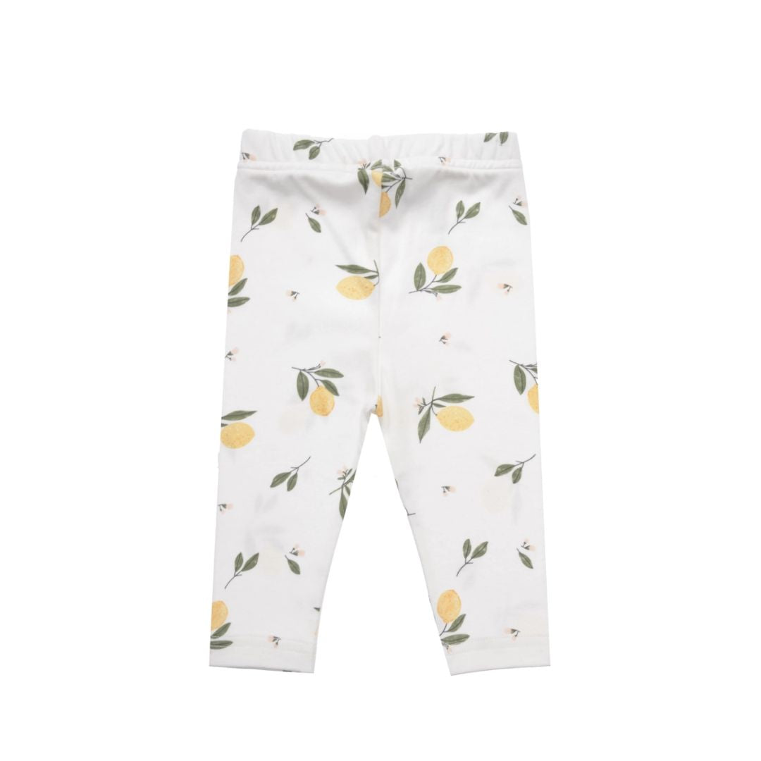 Babyleggings mit Zitronenprint
