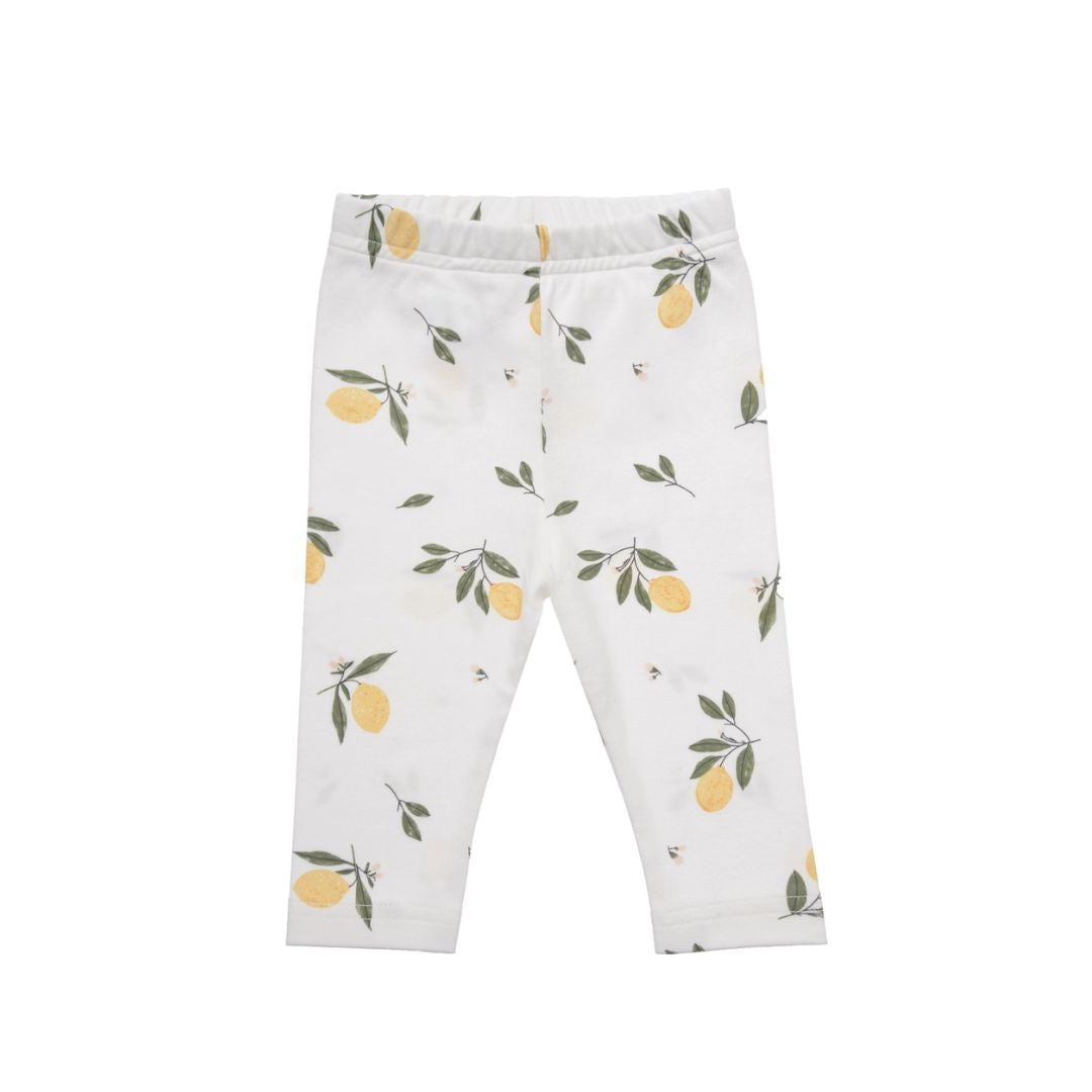 Babyleggings mit Zitronenprint