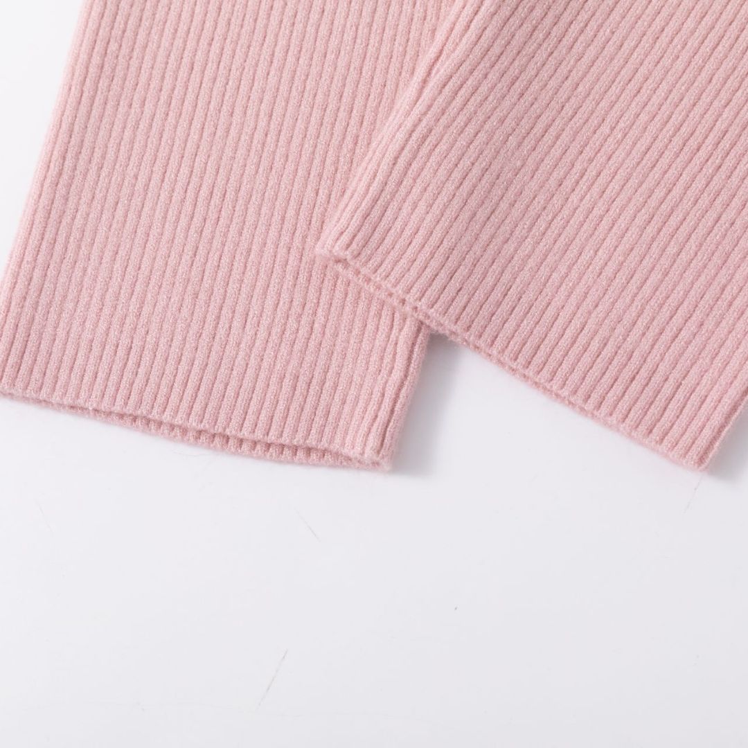 Leggings Rippstrick rosa