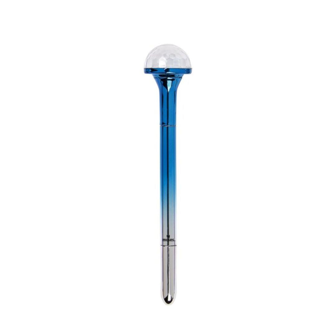Funkelnder Discostift blau