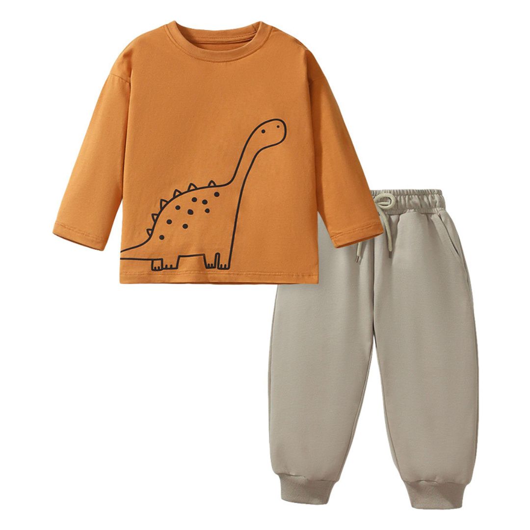 Set 2 teilig Hose und Longsleeve 'Dinosaurier'