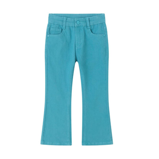 Grüne Five-Pocket-Jeans für Mädchen