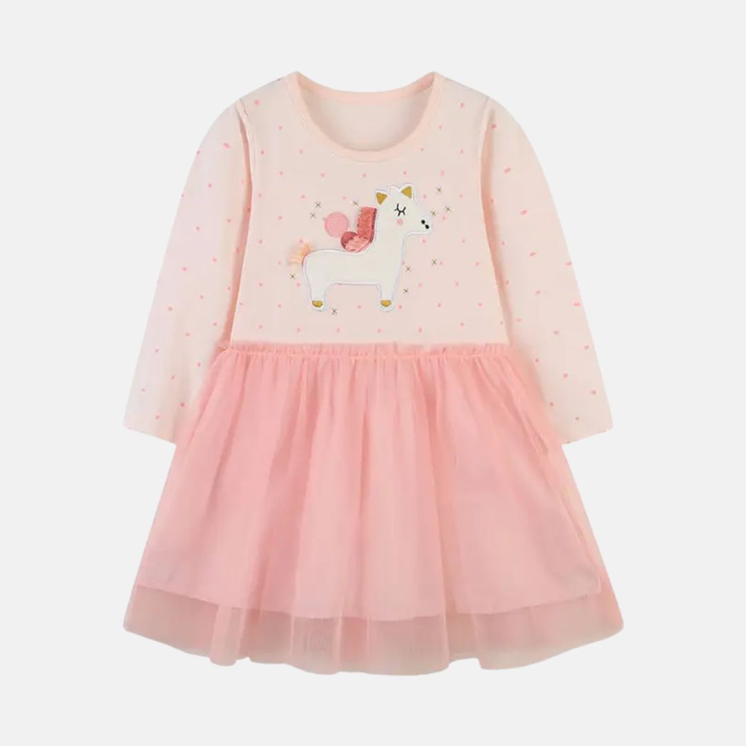Kleid für Kleinkinder mit Einhorn