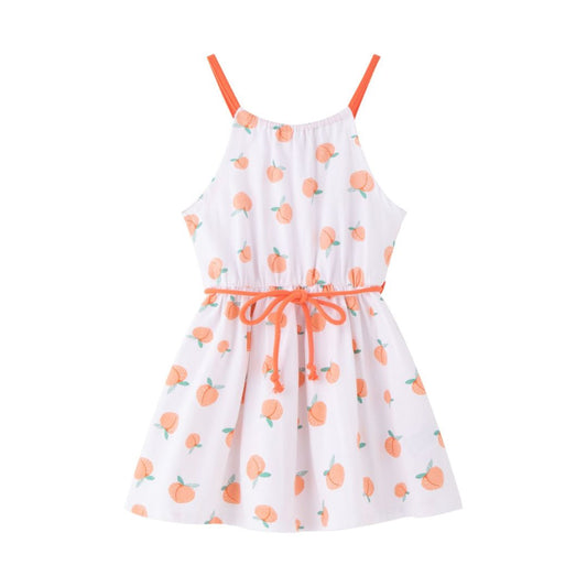 Sommerkleid mit Erdbeermuster Allover
