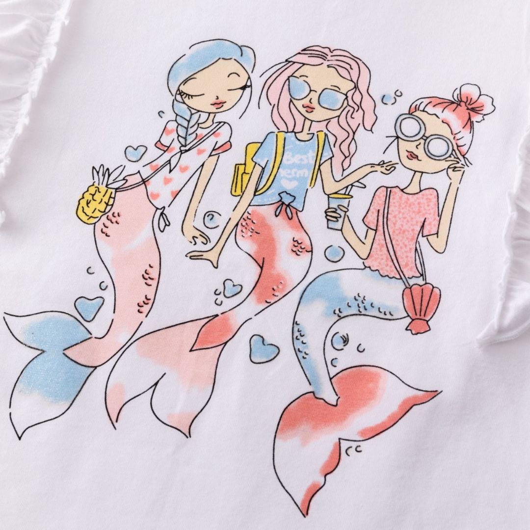 T-Shirt für Mädchen 'Mermaids'