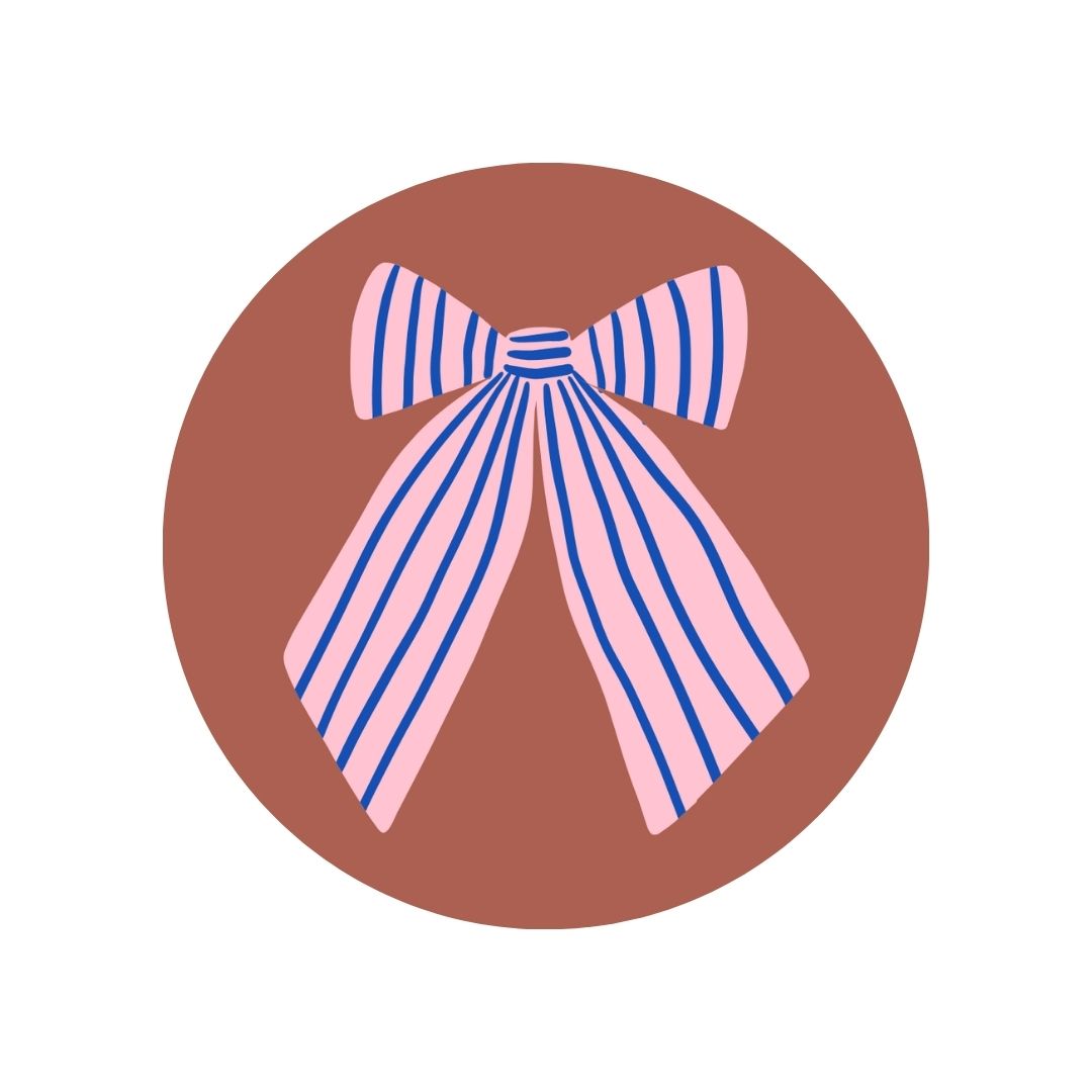 Magnet mit witzigem Design 'Schleife'