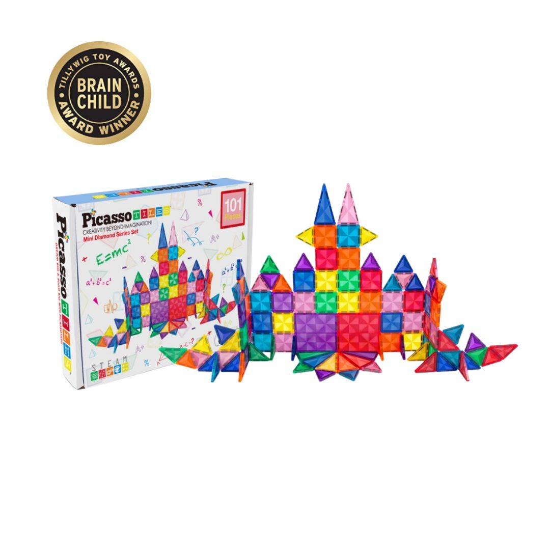 Magnetbausteine 'Mini Diamant' | 101-teilig