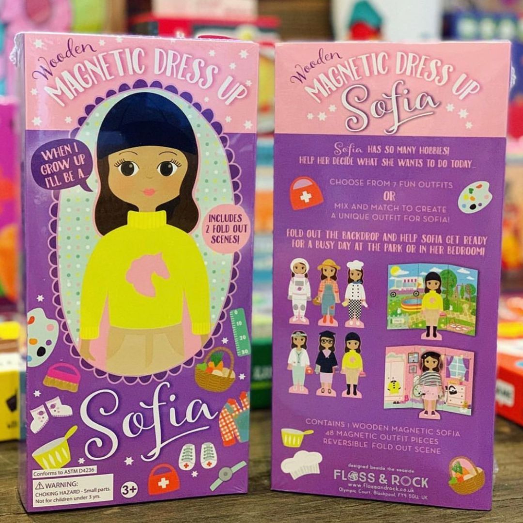 Magnetische Anziehpuppe 'Sofia'