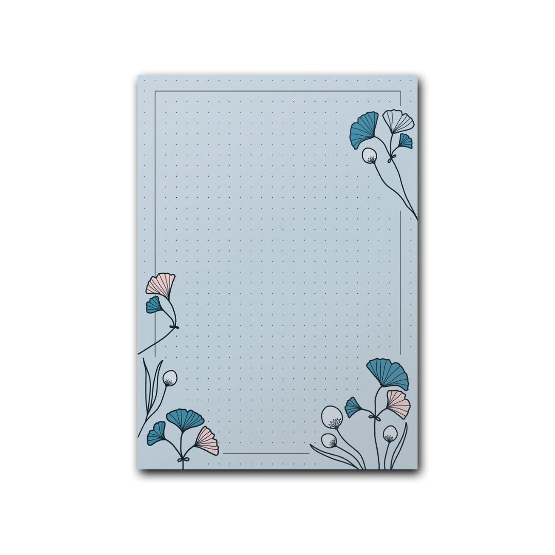 Magnetischer Notizblock 'Ginkgo'