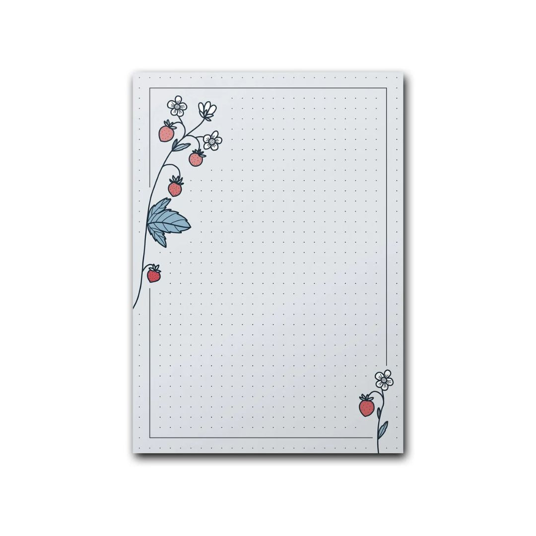 Magnetischer Notizblock 'Waldbeere'