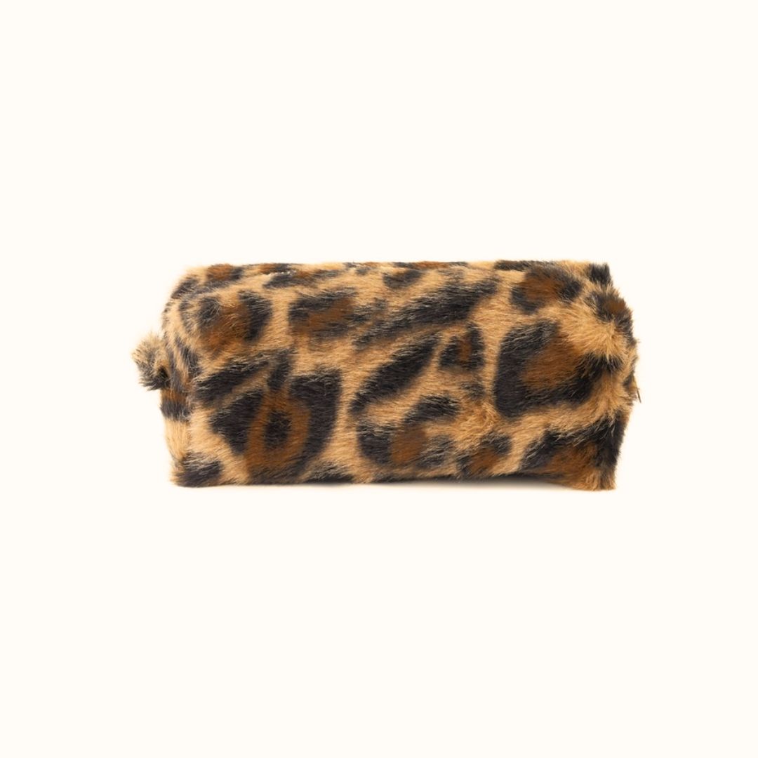 Makeup Tasche 'Faux Fur Leopard'