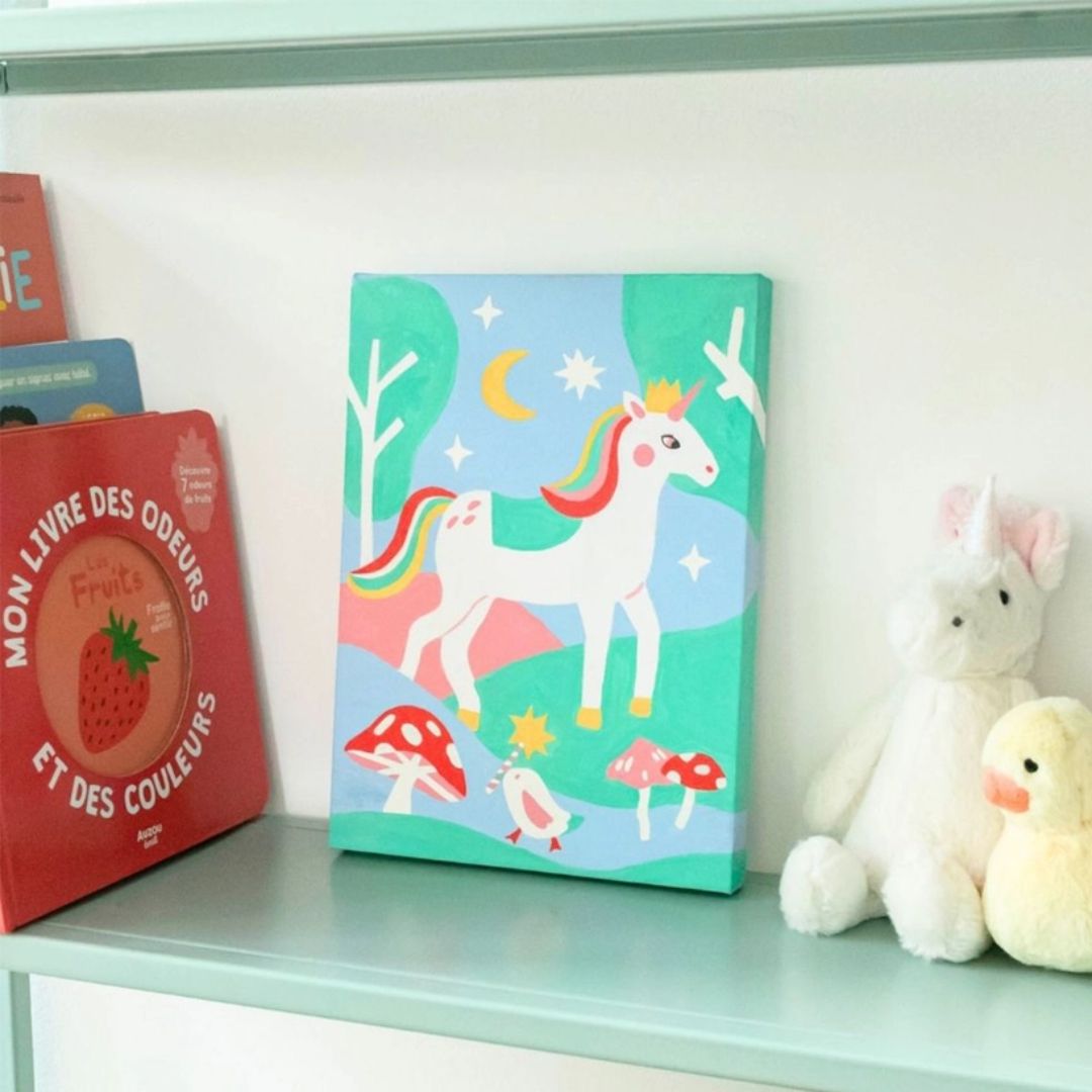 Malset nach Zahlen Kids 'Einhorn'