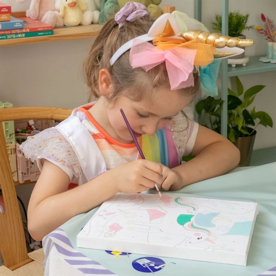 Malset nach Zahlen Kids 'Einhorn'