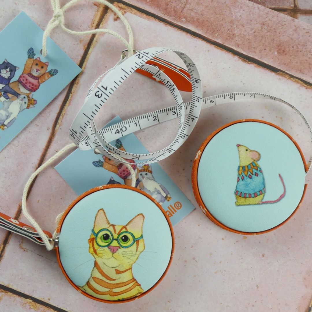 Maßband 'Katze und Maus'