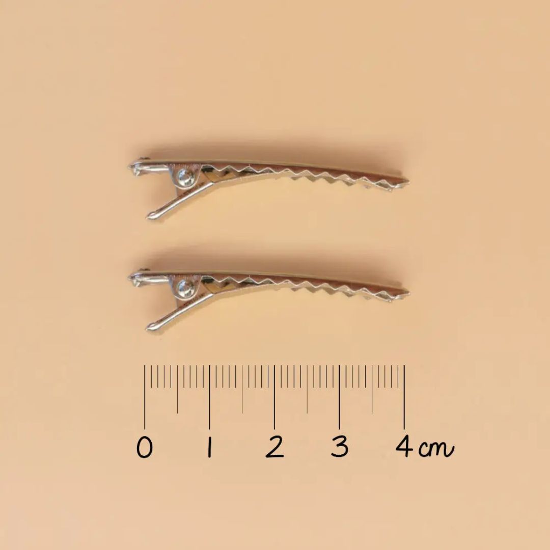 Mini-Haarspangen Set 'Muscheln' rosa/gold