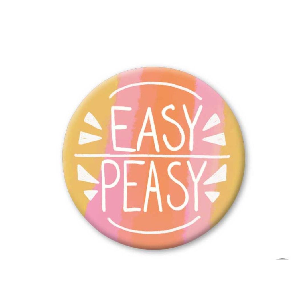 Mini Magnet 'Easy Peasy'