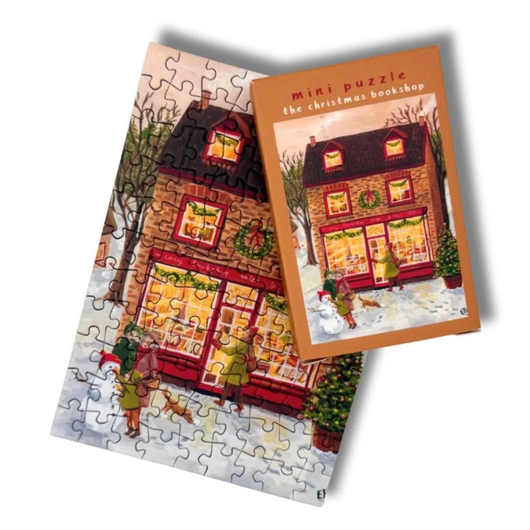 Mini-Puzzle 'Weihnachtsbuchhandlung' 99 Teile