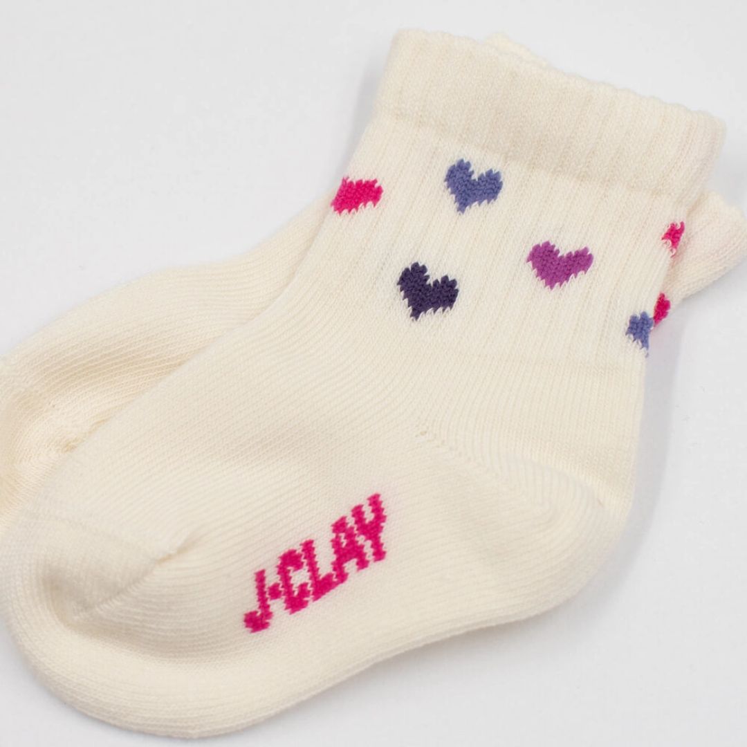 Tennis Socken für Babys & Kinder 'Colour Hearts'
