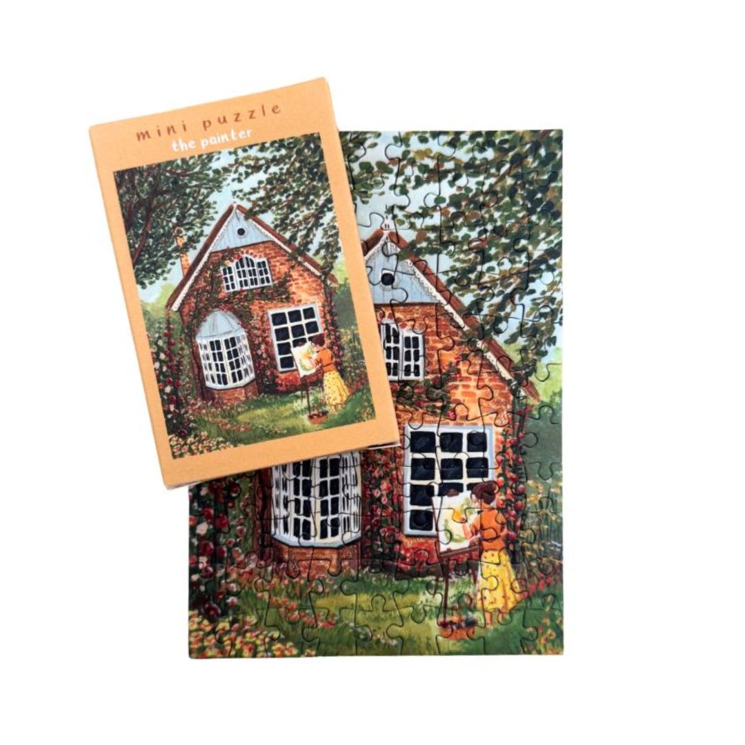 Mini-Puzzle 'Die Malerin' 99 Teile