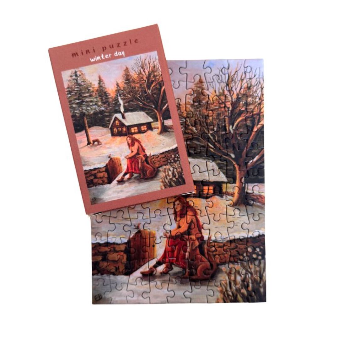 Mini-Puzzle 'Wintertag' 99 Teile